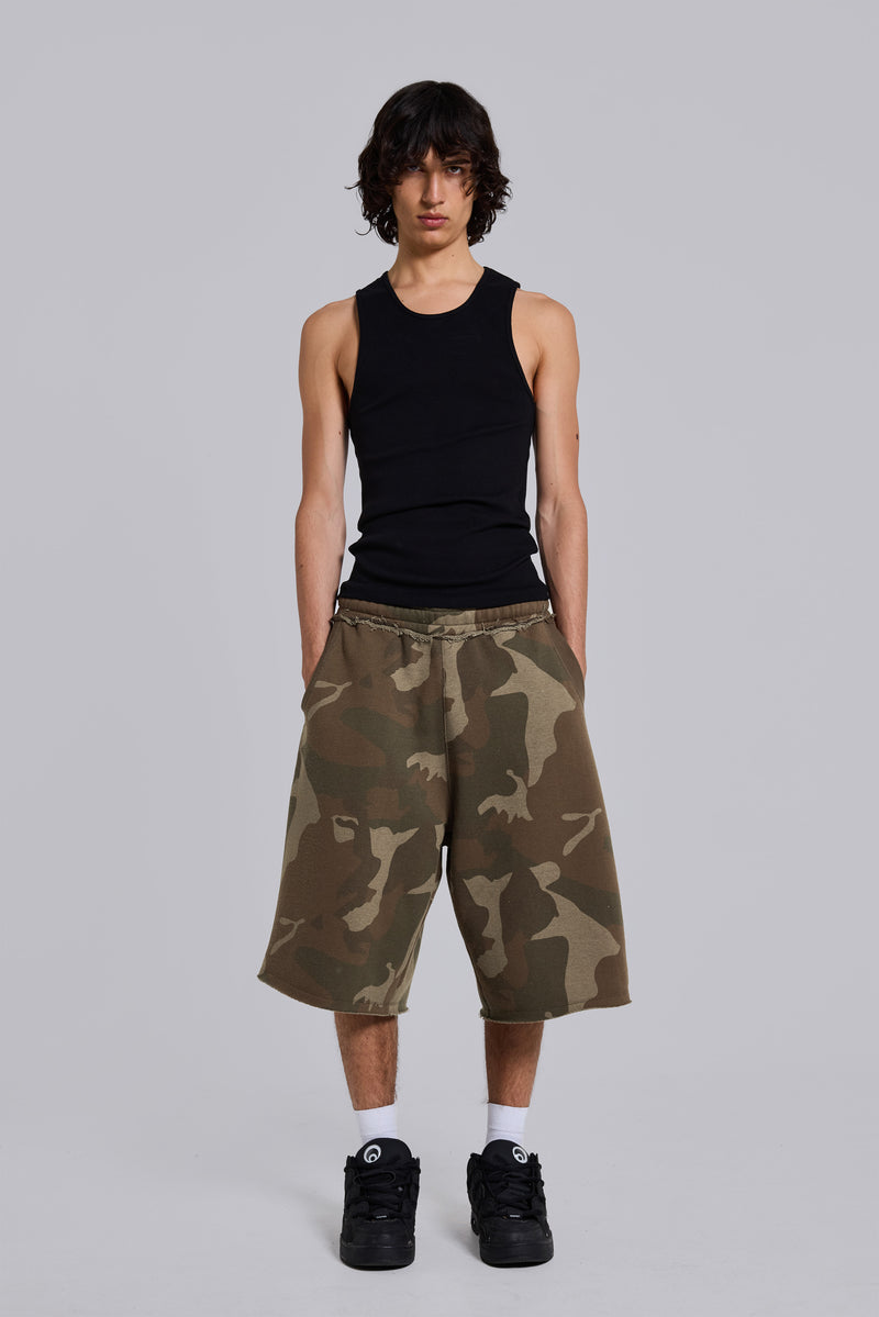 Camo Monster Jogger Shorts