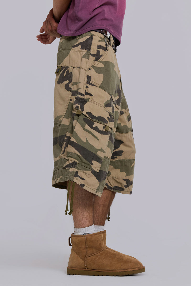 Faded Camo Cadet Shorts