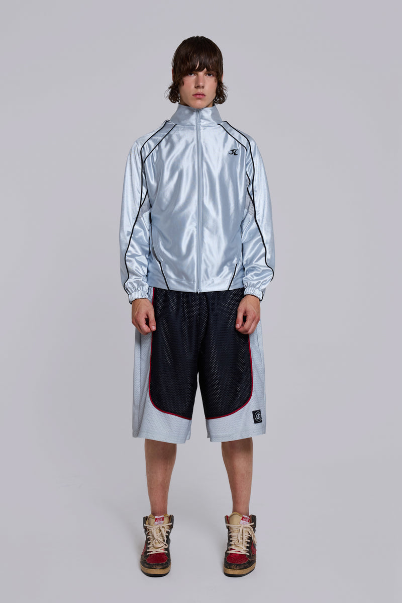 Metallic Vapor Tracksuit Top
