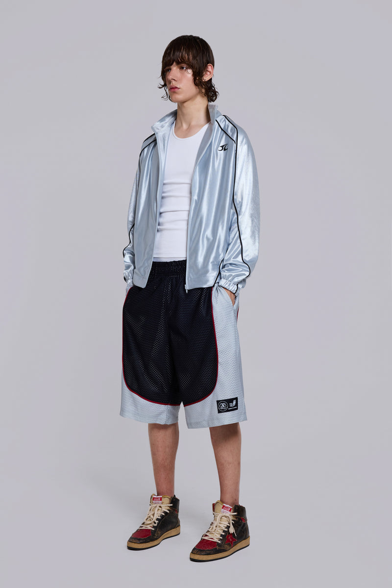 Metallic Vapor Tracksuit Top