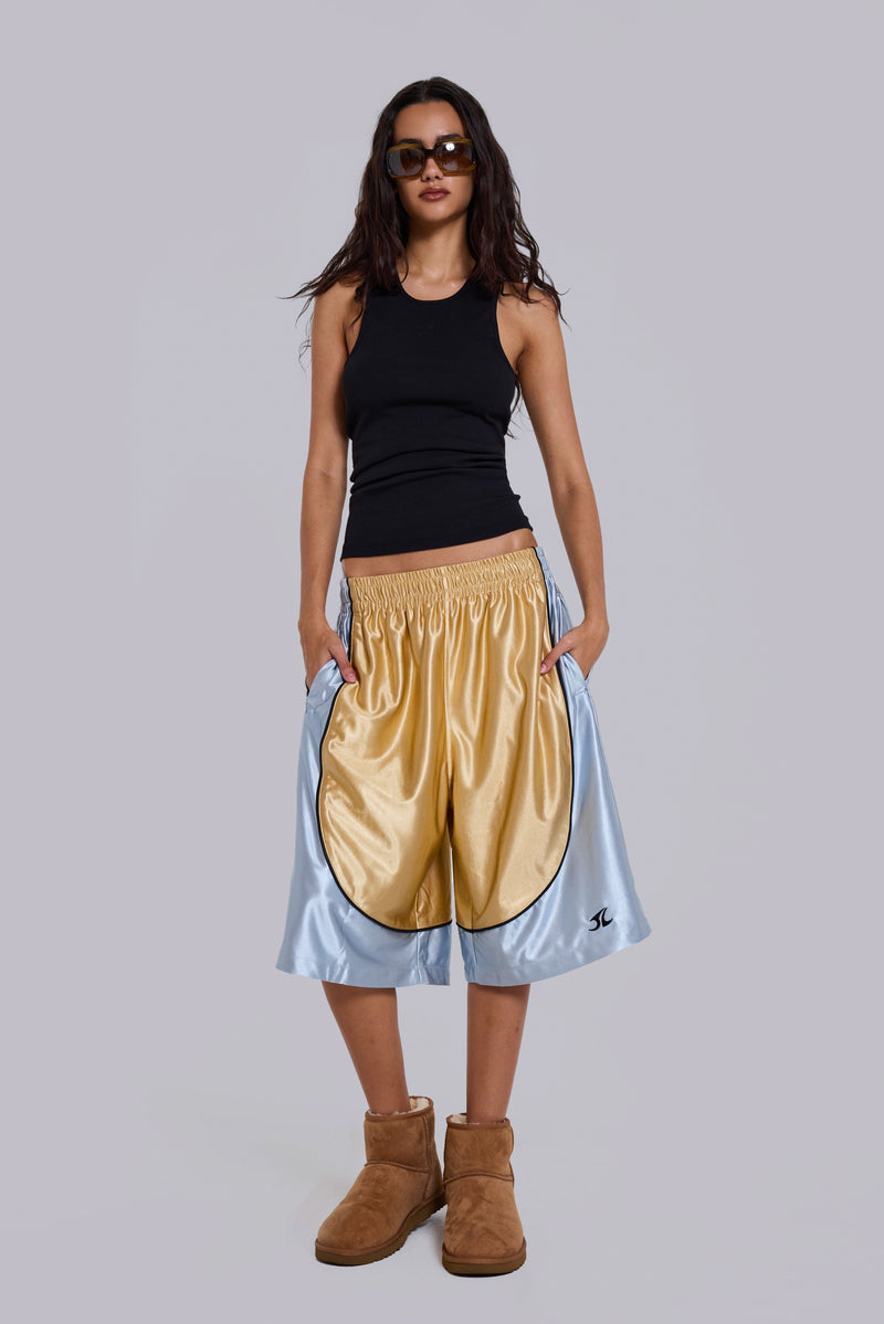 Court Gold Basketball Shorts