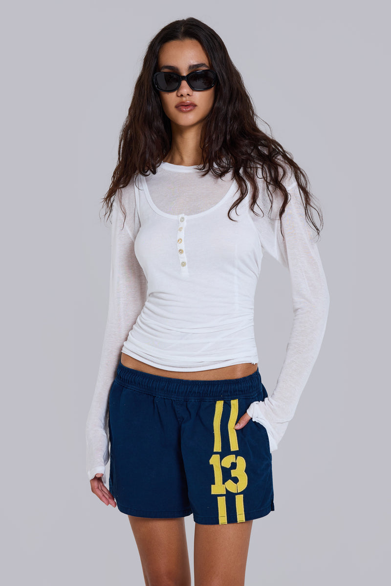 Navy Runner 13 Shorts