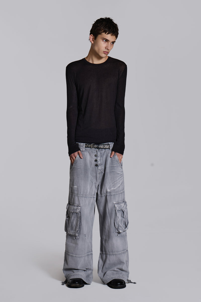 Black Mist Long Sleeve Top