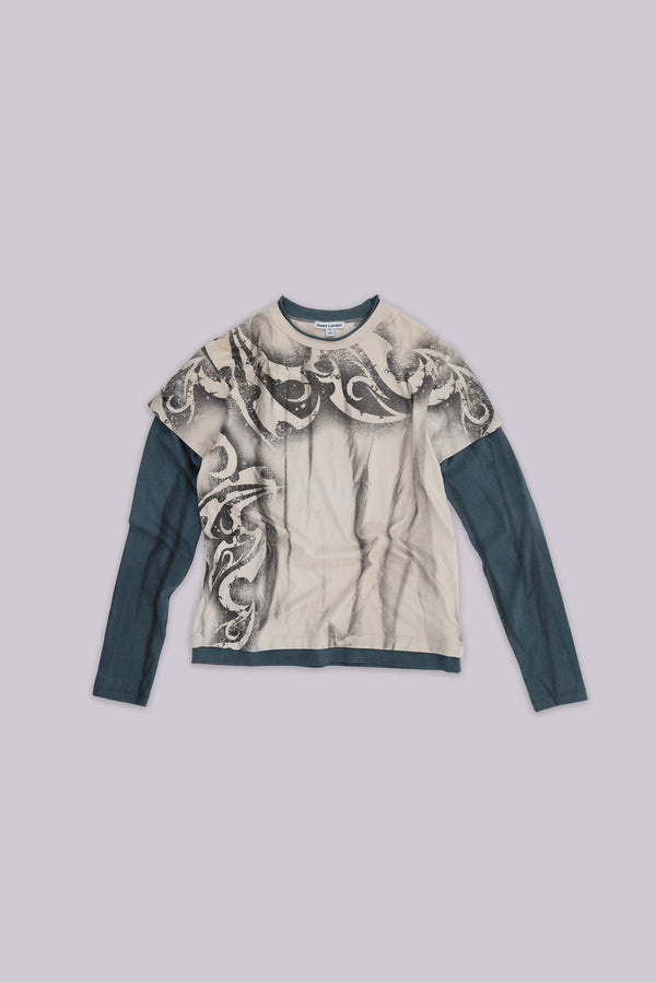 Waves Double Layer Long-sleeve Top