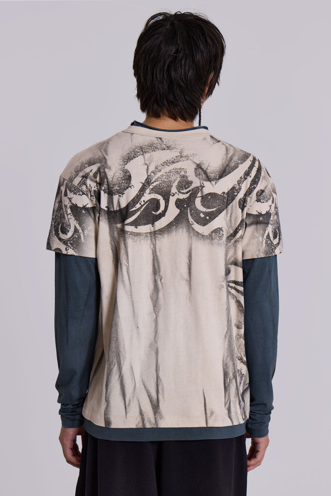 Waves Double Layer Long-sleeve Top
