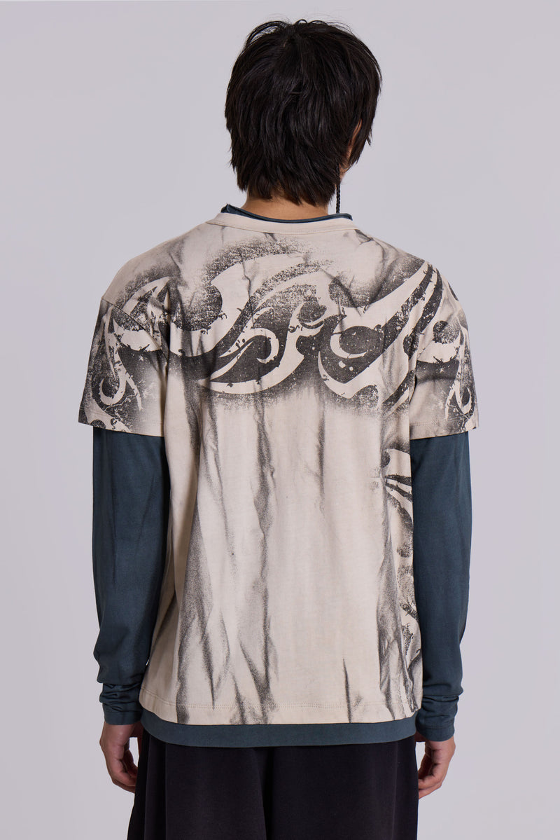 Waves Double Layer Long-sleeve Top