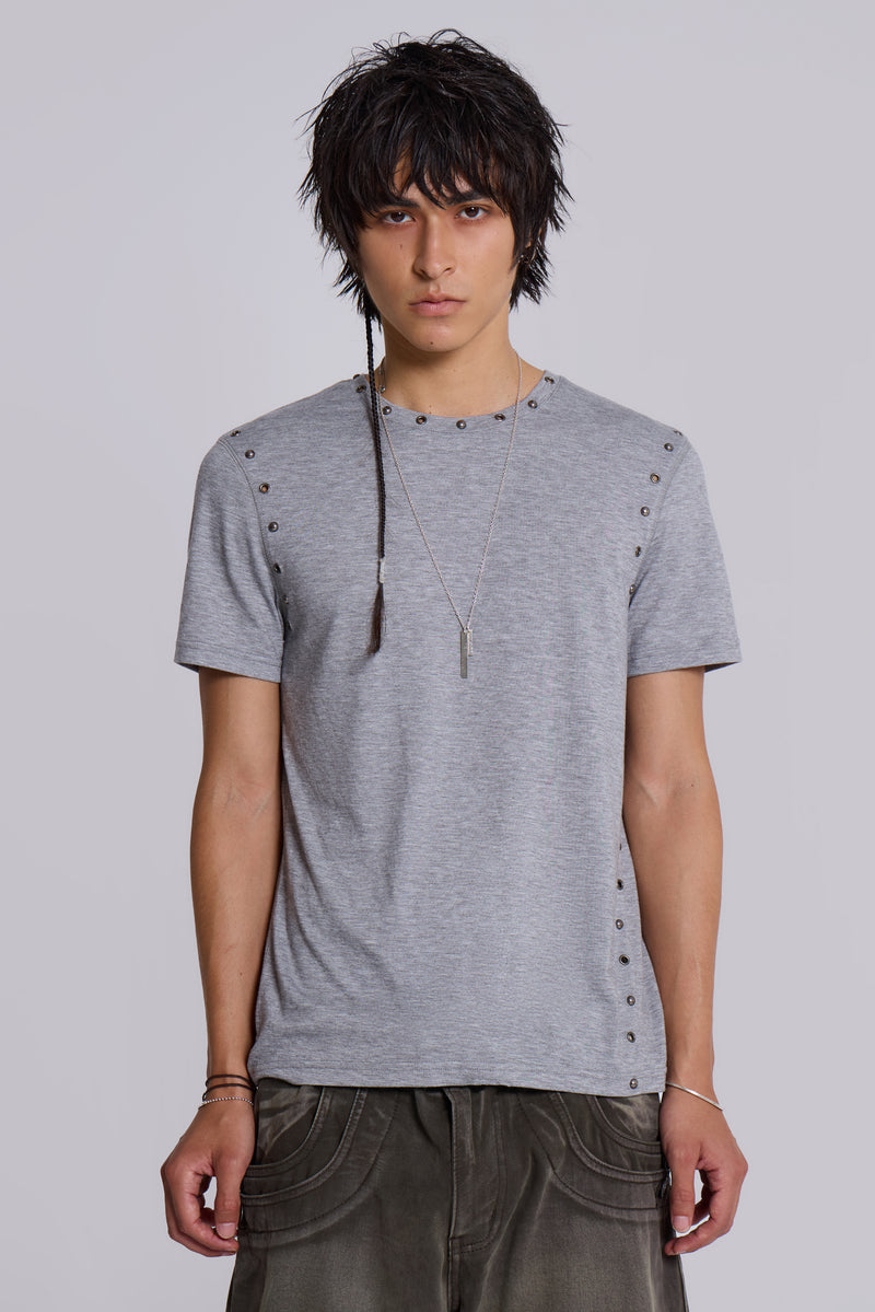 Studded Grey Mist T-Shirt