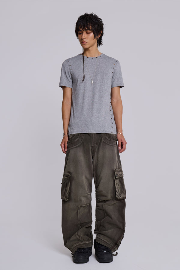 Studded Grey Mist T-Shirt