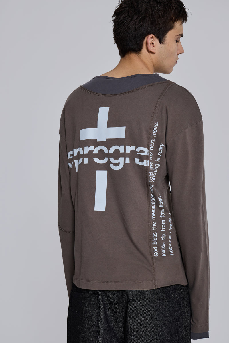 Noise Double Layer Long Sleeve Top
