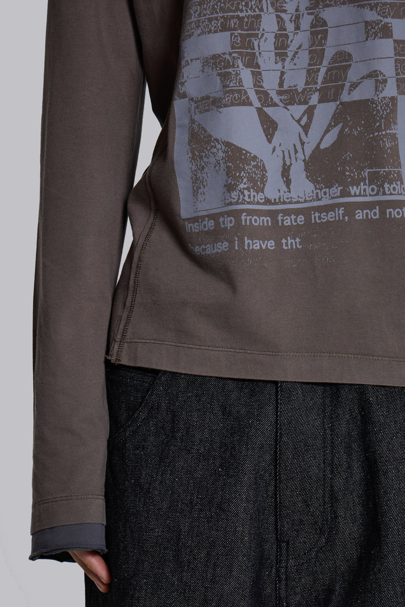 Noise Double Layer Long Sleeve Top
