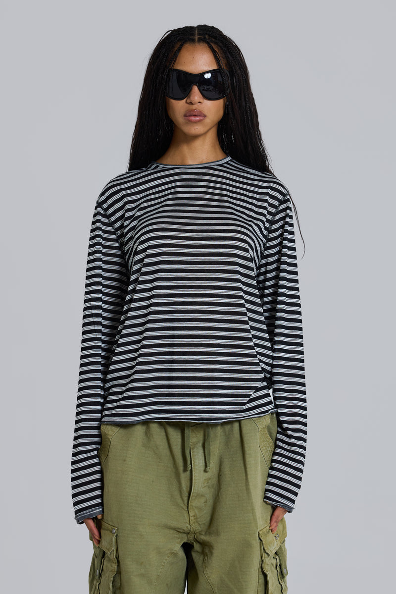 Stripe Long Sleeve Top