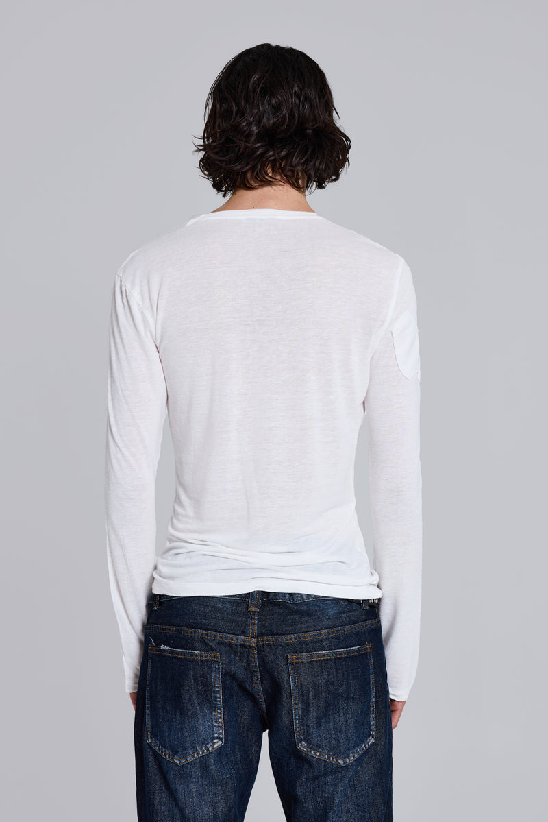 13 Applique Linen Top