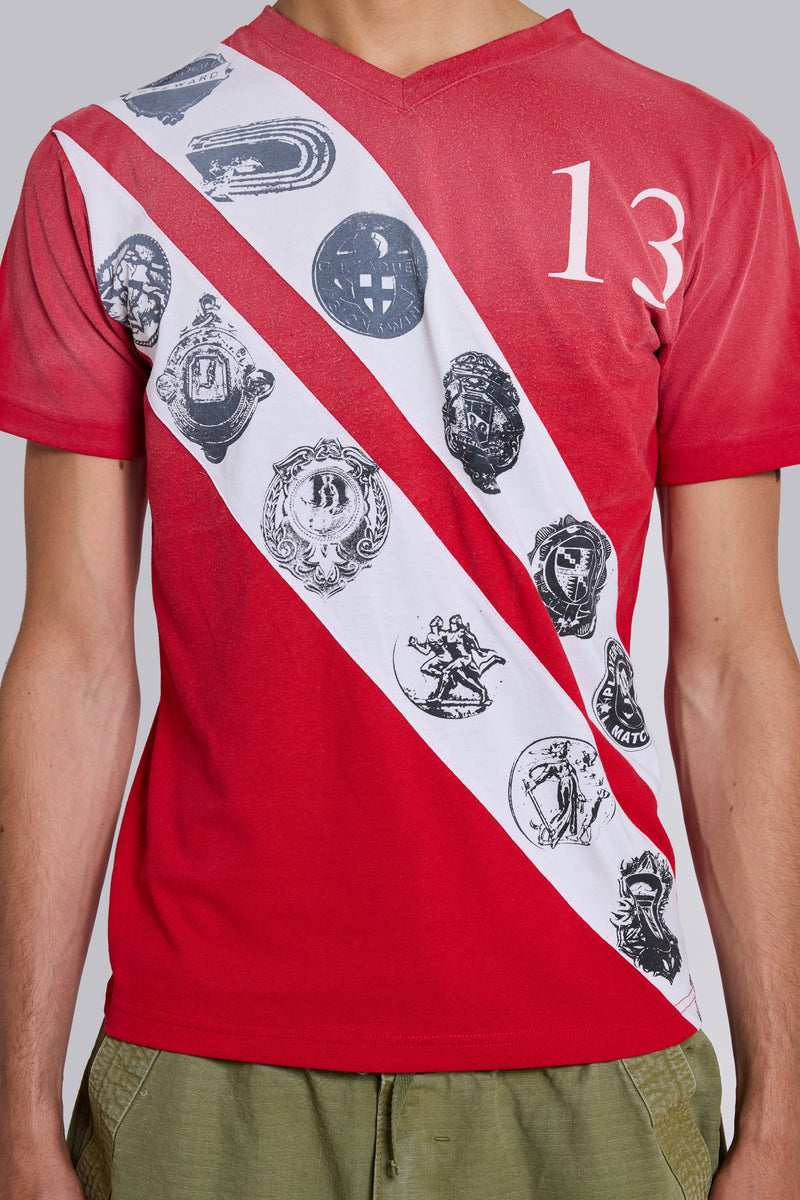 Crest V-Neck T-Shirt