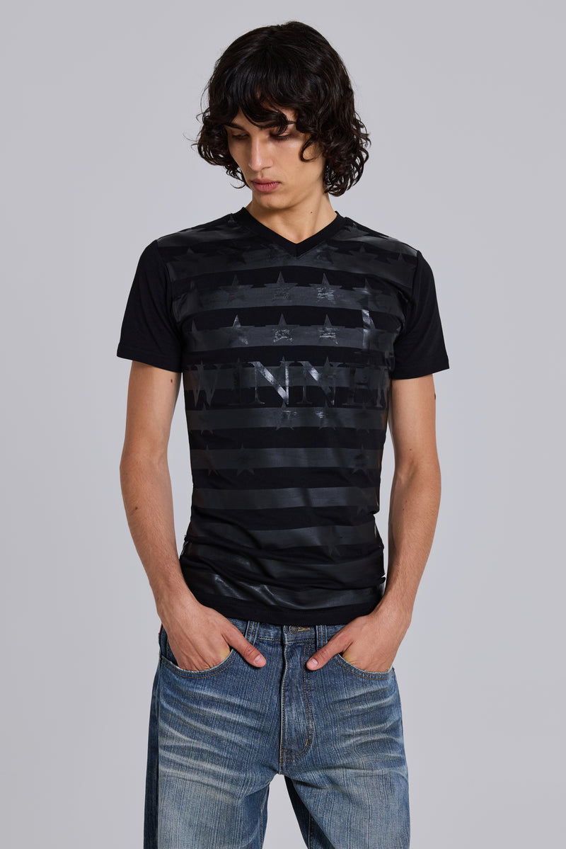 Winner V Neck T-Shirt