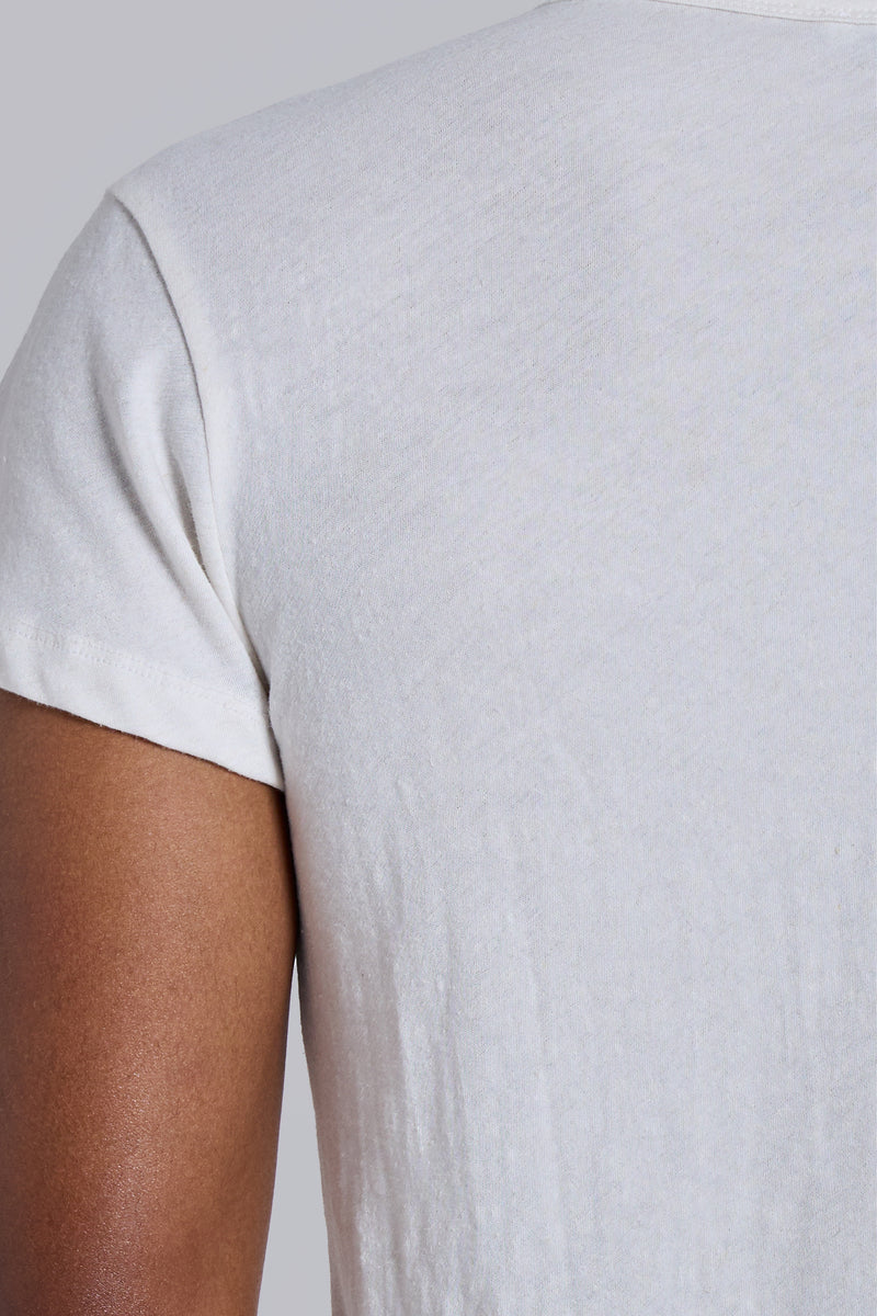 Off White Haze Henley T-Shirt