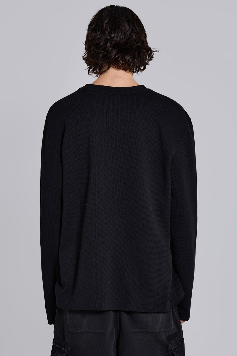 Kasper Digi Waffle Black T-Shirt