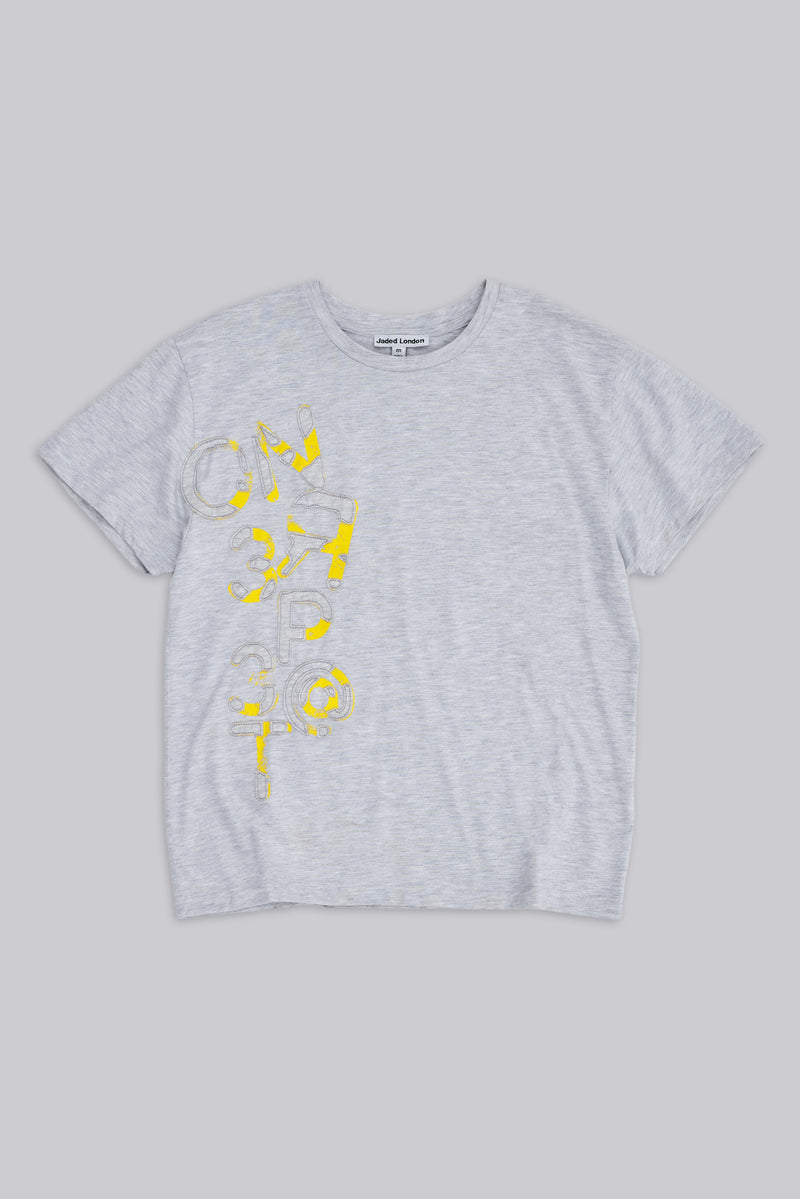 On Repeat Grey Marl T-Shirt