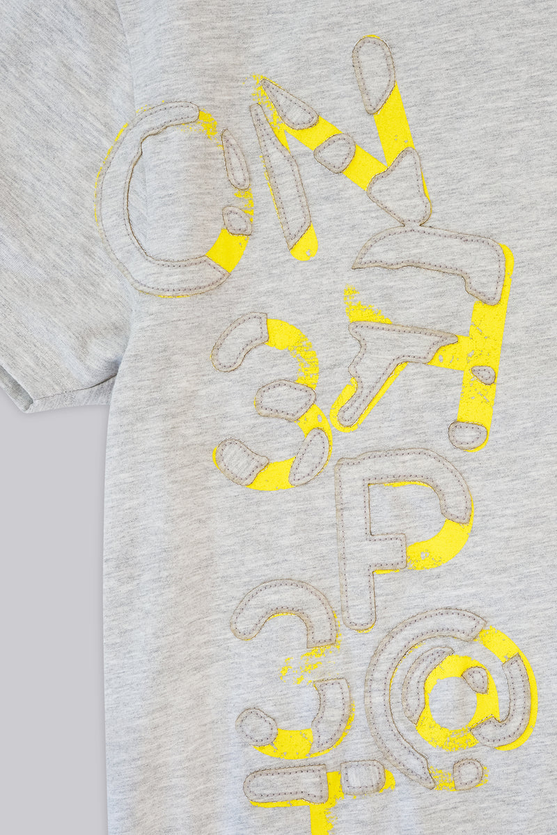 On Repeat Grey Marl T-Shirt