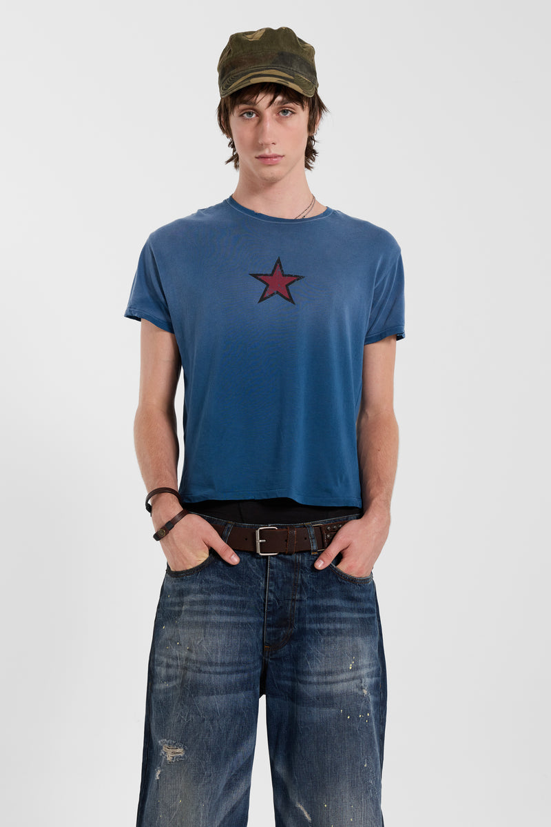 Navy Star Sun Faded T-Shirt – view 3