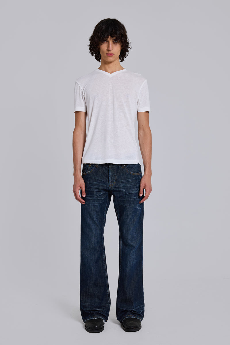 Linen V-Neck T-Shirt