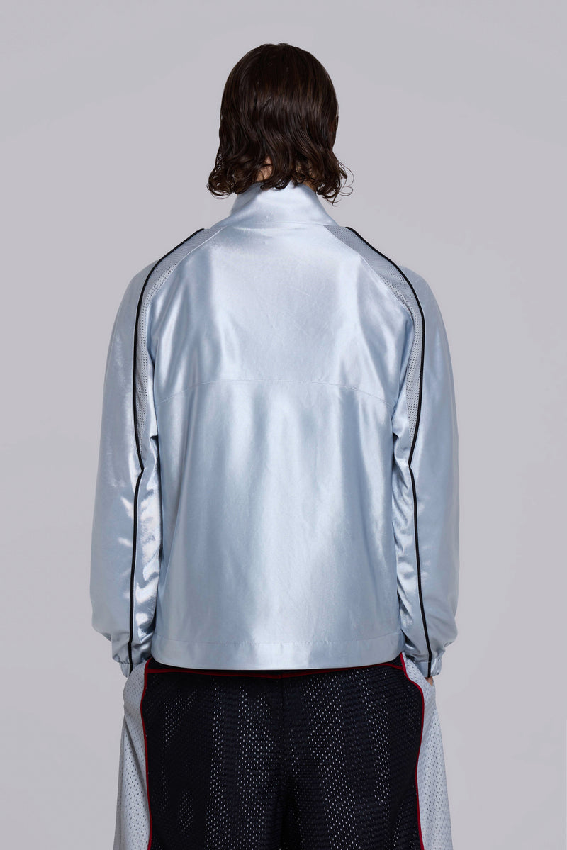 Metallic Vapor Tracksuit Top