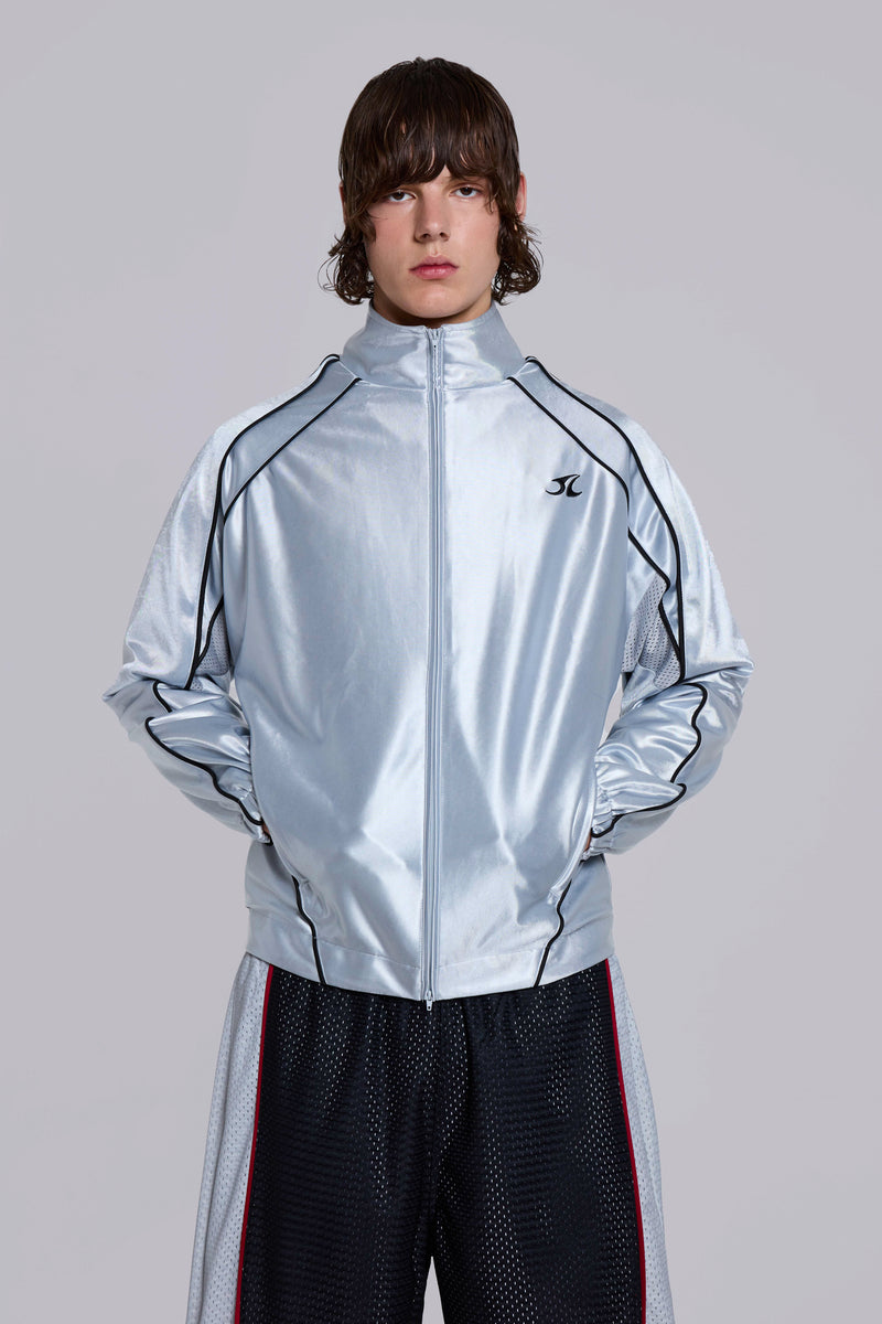 Metallic Vapor Tracksuit Top