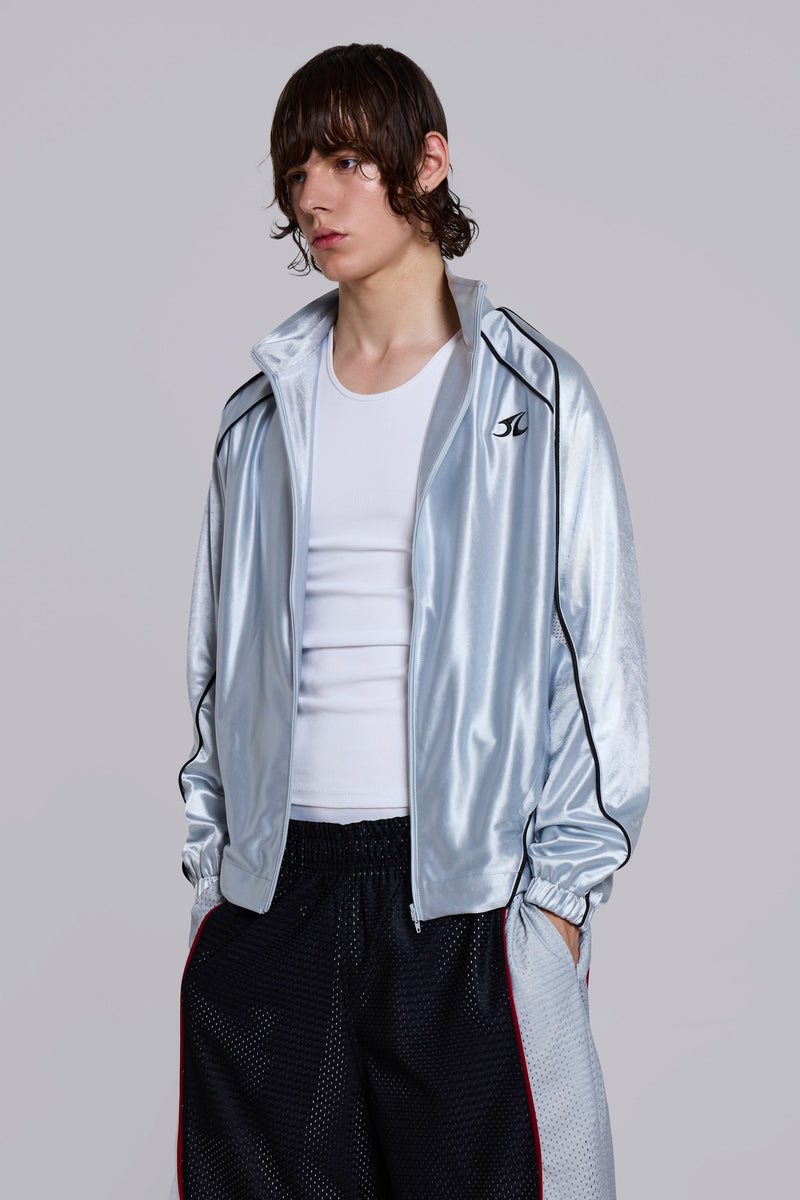 Metallic Vapor Tracksuit Top