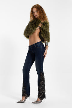 Cooper Bootcut Jeans In Tapestry - W24 / Blue