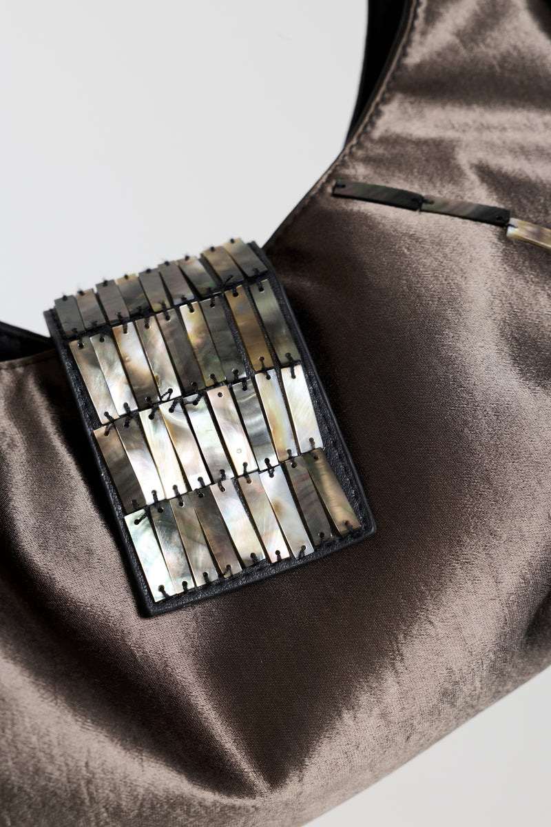 Mikayla Satin Shoulder Bag – view 3