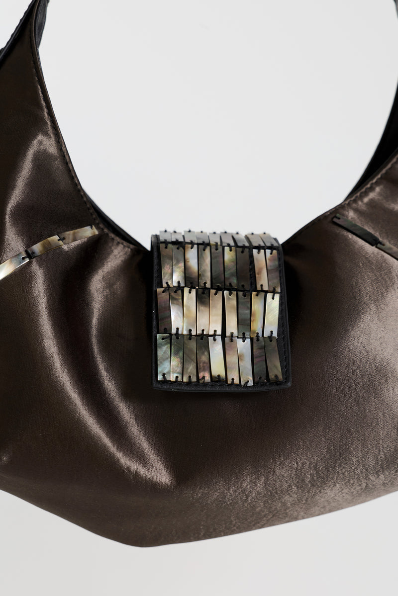 Mikayla Satin Shoulder Bag – view 4