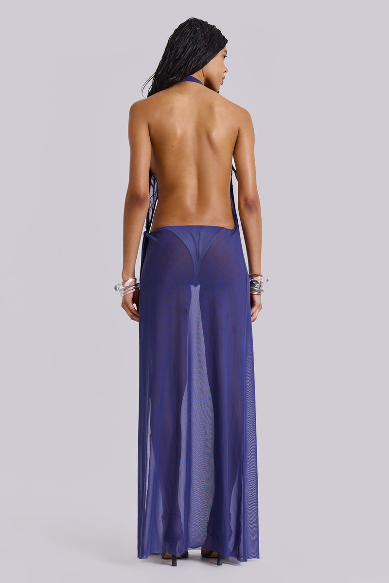 Eclipse Backless Asymmetric Dress