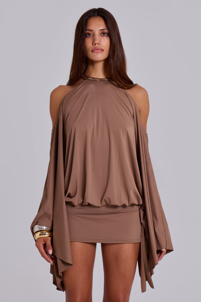 Alula Embellished Butterfly Mini Dress