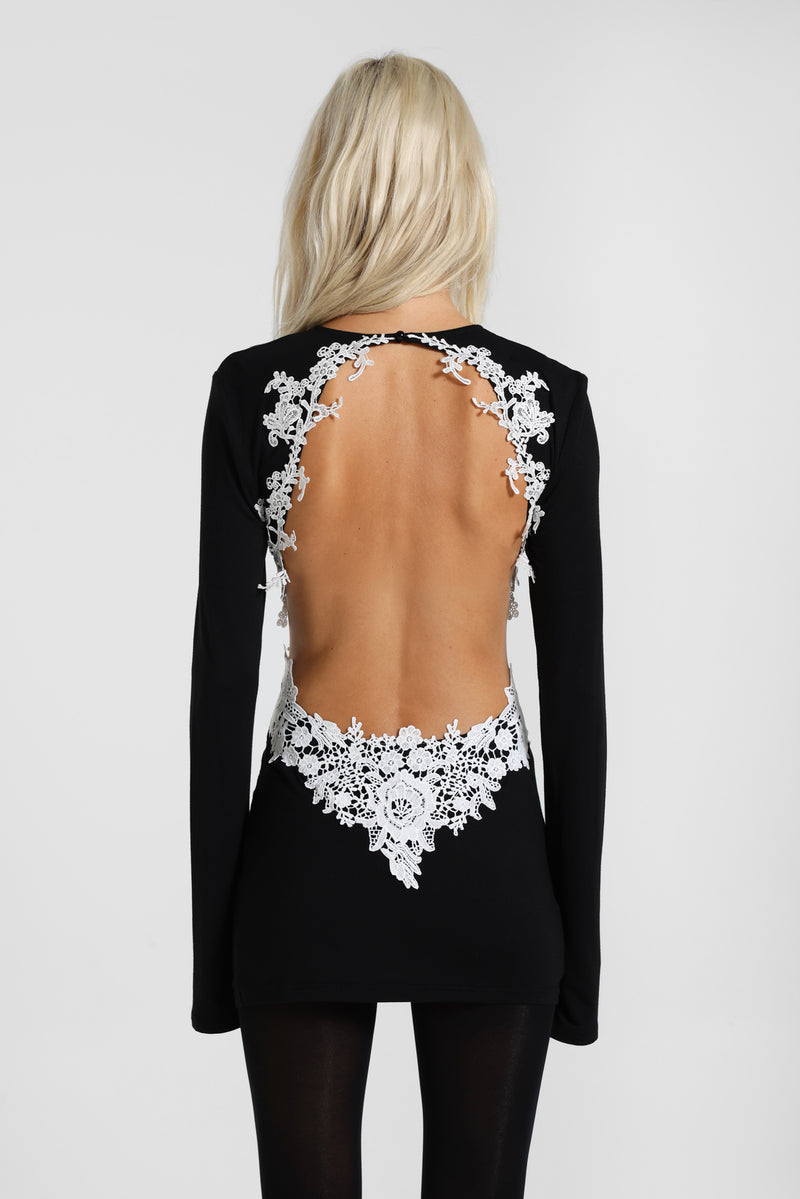 Emina Applique Mini Dress