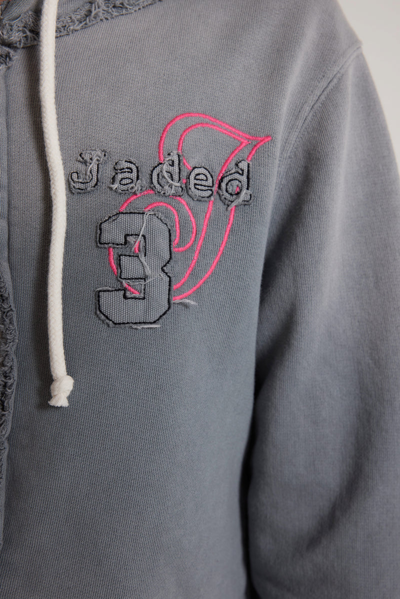 Cleo Graphic Zip Through Hoodie