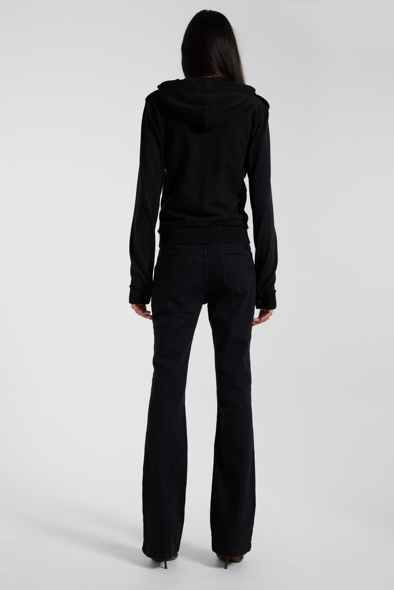 Solid Black Thirteen Jeans