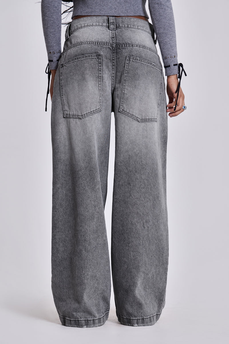 Washed Grey Colossus Jeans