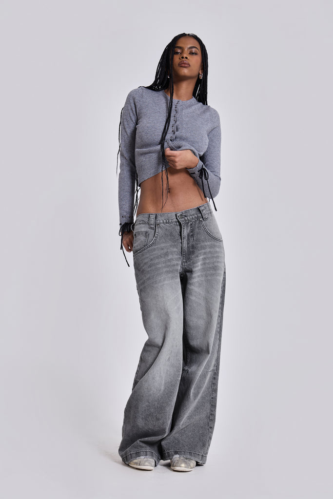 Washed Grey Colossus Jeans