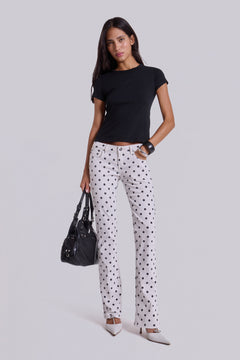Aya Cooper Bootcut Jeans - W24 / White