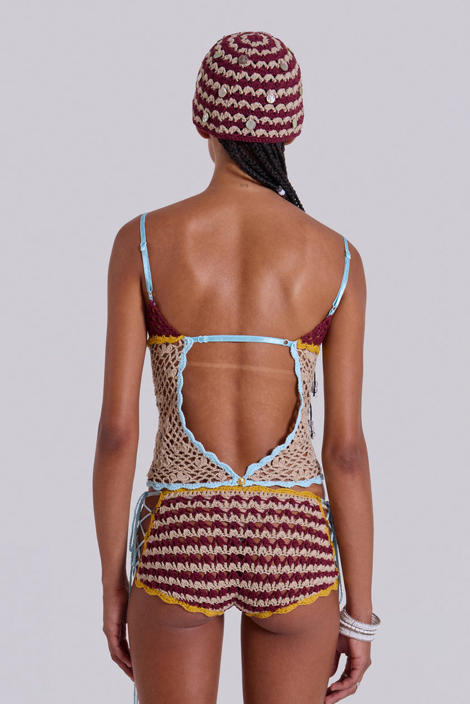 Kalani Cut Out Crochet Top