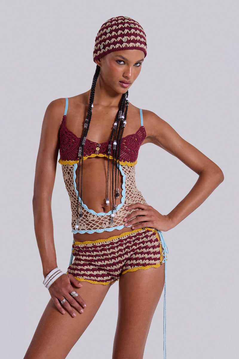 Kalani Cut Out Crochet Top