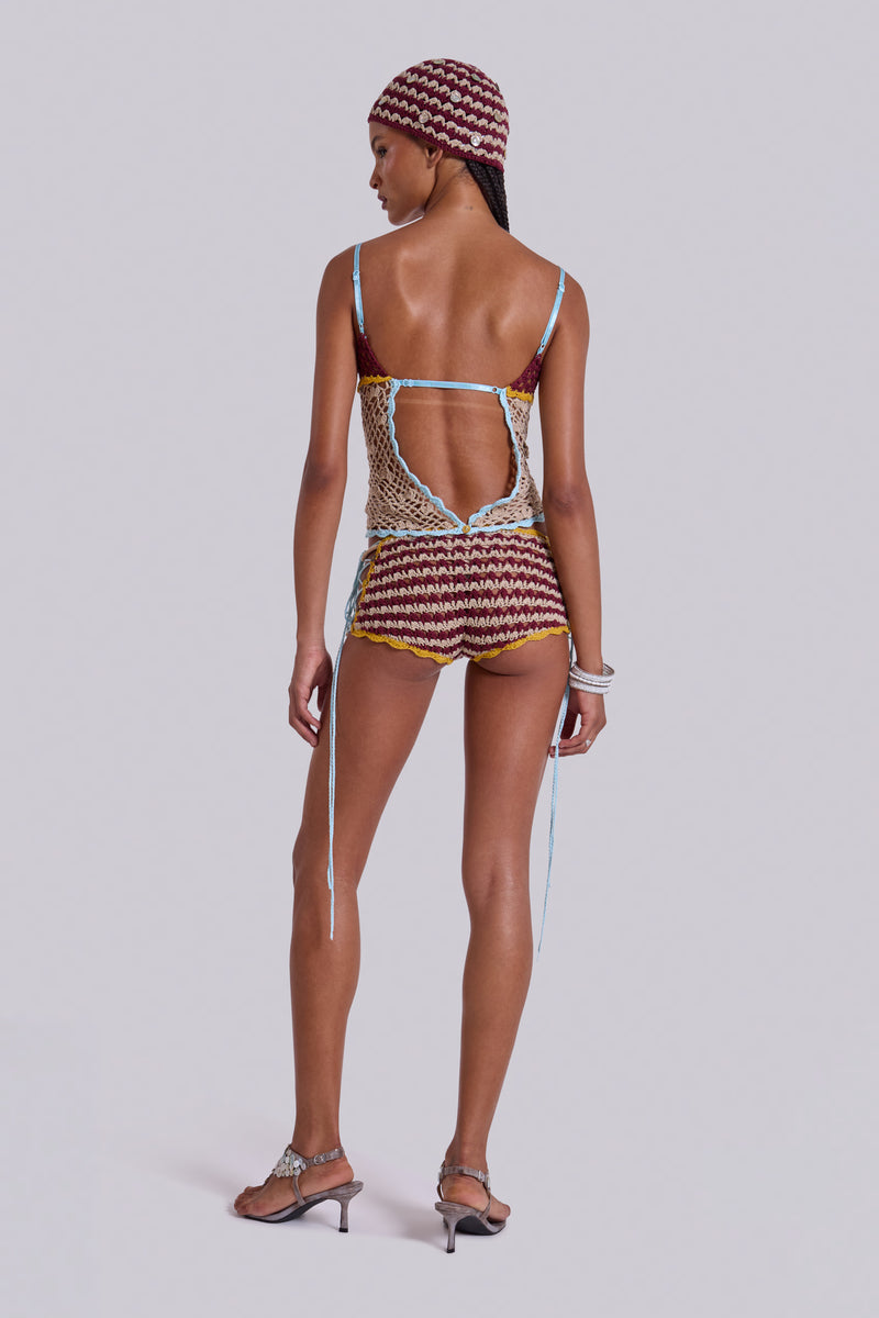 Kalani Cut Out Crochet Top