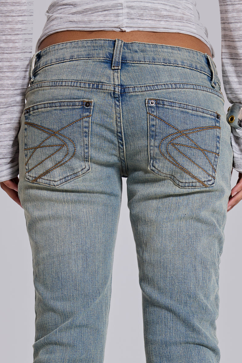 Cooper Bootcut Jeans in Light Blue