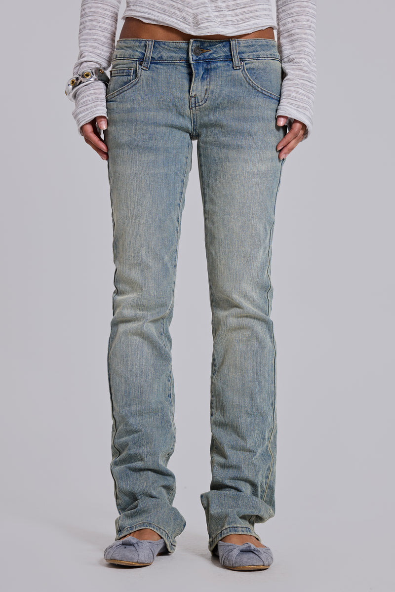 Cooper Bootcut Jeans in Light Blue