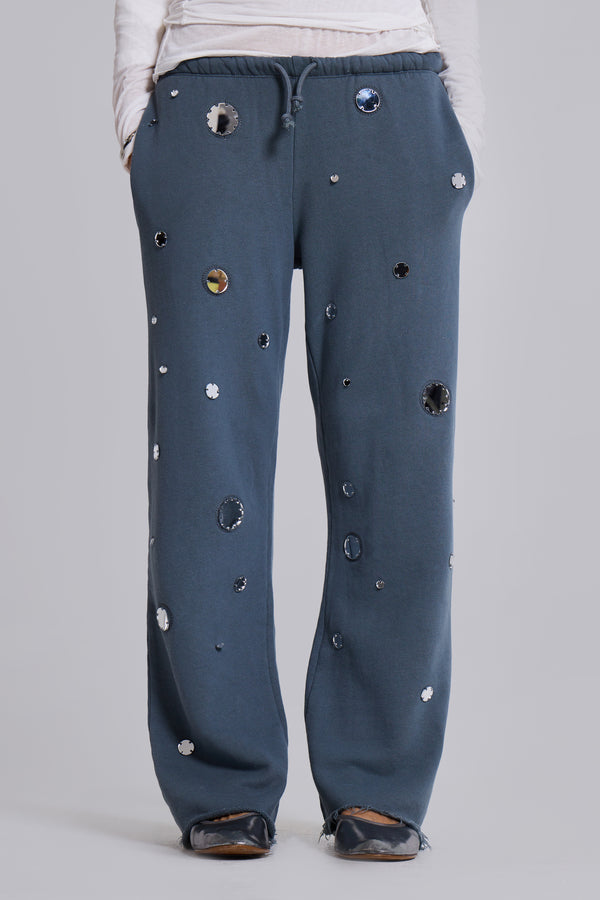 Tarra Embellished Slouchy Bootcut Jogger