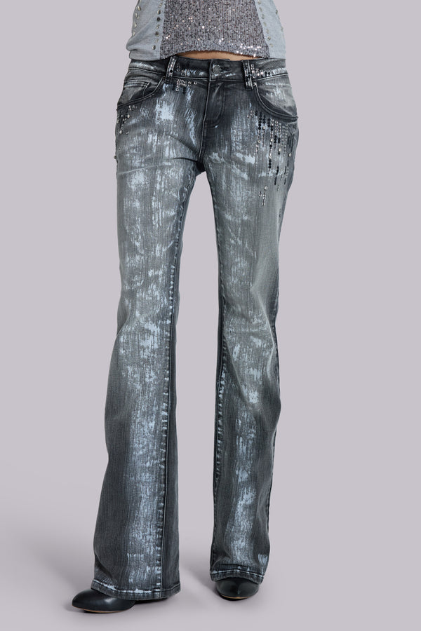 Sequin Bootcut Cooper Jeans