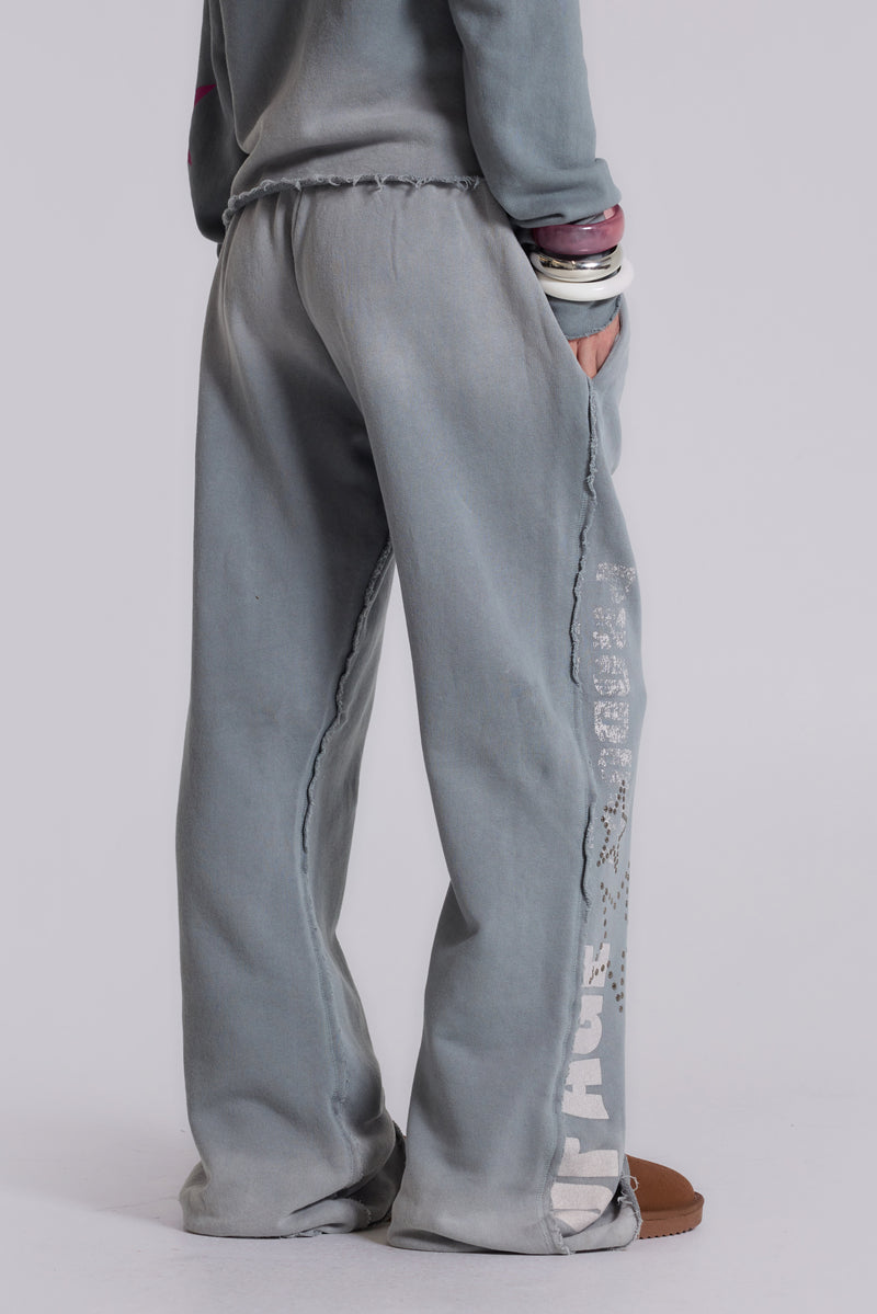 Cleo Graphic Slouchy Bootcut Jogger