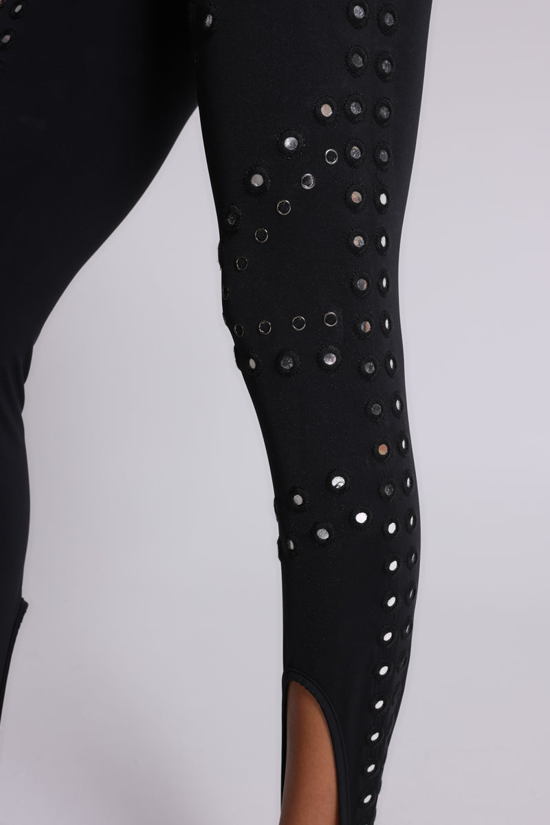 Equora Embellished Stirrup Leggings
