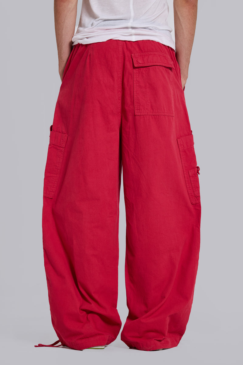 Red Parachute Cargo Pants