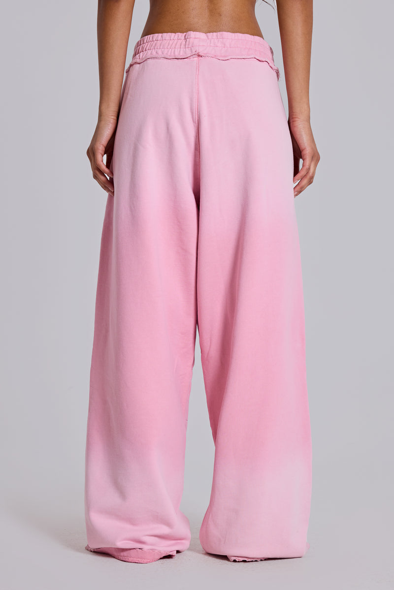 Pink Sporty Baggy Monster Joggers