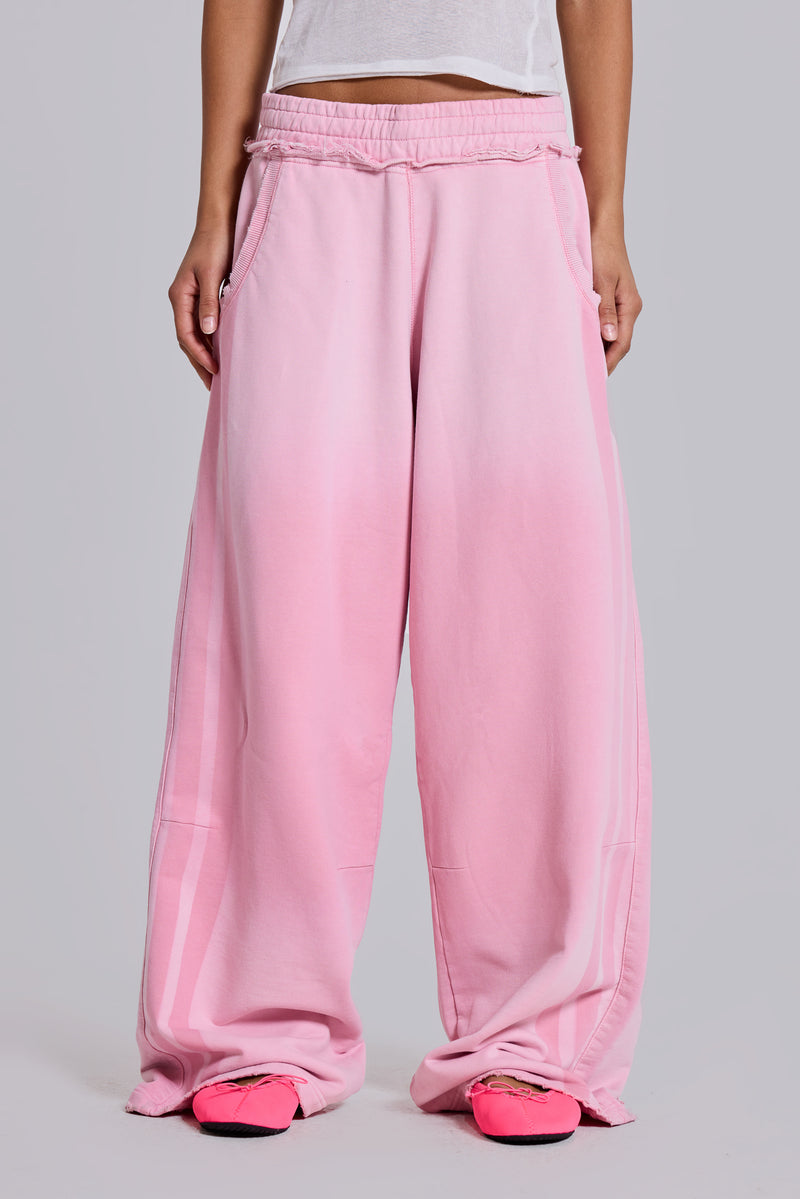 Pink Sporty Baggy Monster Joggers